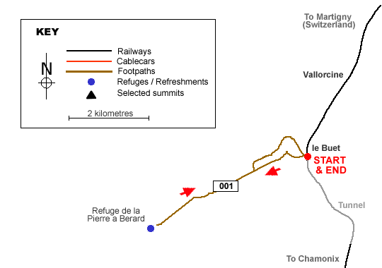 Walk 6001 Route Map