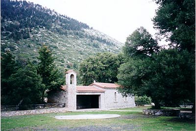 The church at Panaghia