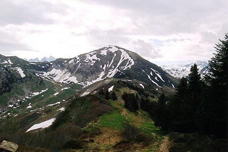 Pointe de Chessery over Col de Rochasson