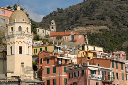 The pretty Cinque Terre village of Vernazza
