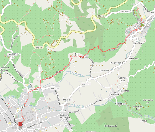 Walk 6155 Route Map