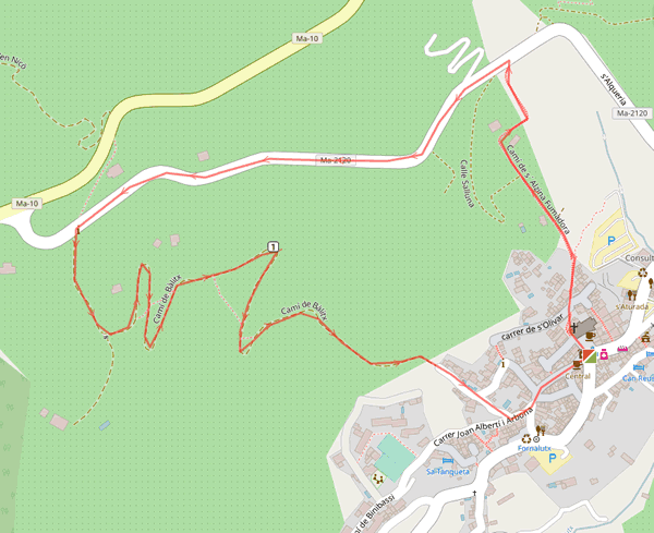 Walk 6156 Route Map