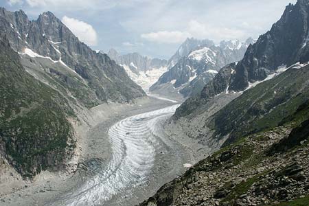 Mer de Glace from above Signal Forbes