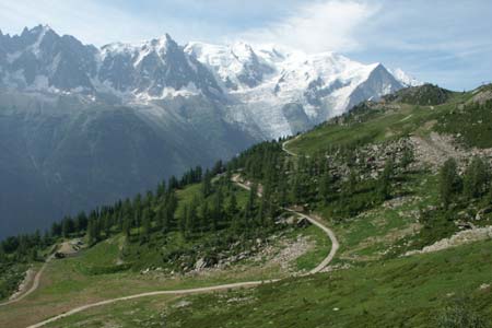 Mont Blanc from near Planpraz