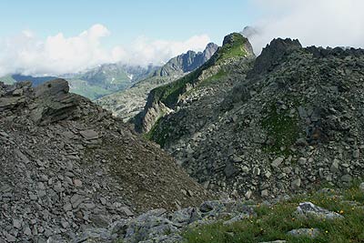 View northeast from Col du Brévent