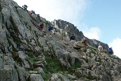 The ladder section below le Br&eacute;vent