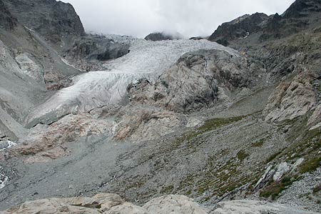 Glacier Blanc above Pré de Madame Carle
