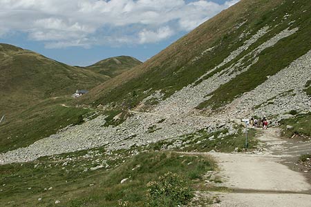 Col de Balme from top of Télésiege des Autannes