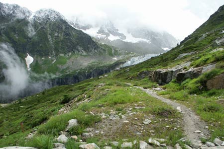 Photo from the walk - The Argenti&egrave;re Glacier from la Croix de Lognan
