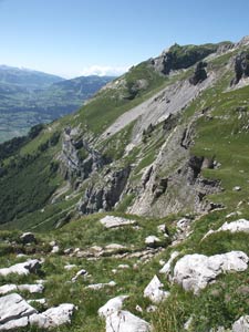 The descent from Desert de Platé