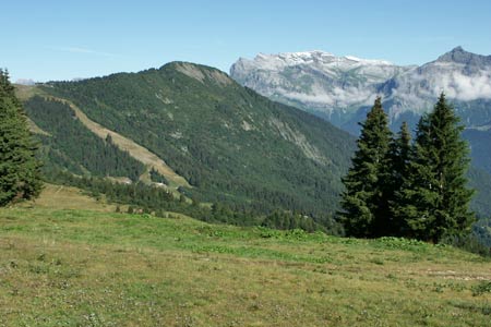 Le Prarion from Bellevue, Les Houches