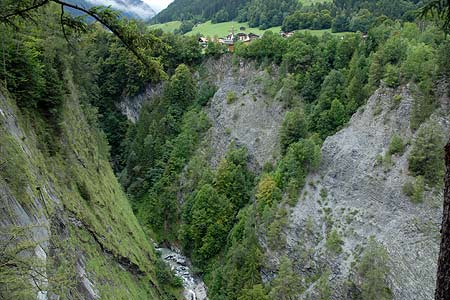 The Tuxbach River gorge near Finkenberg