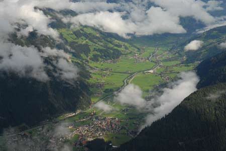 View from Zillertal viewing platform