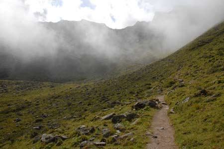 The first view of the Edelh&uuml;tte