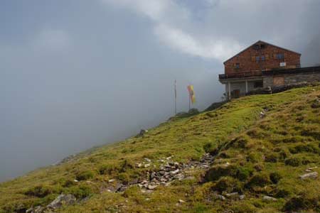 The Edelhütte occupies a wonderful location