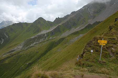 Looking north from viewpoint near Edelhütte