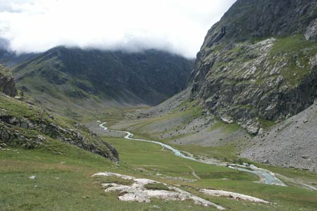 Romanche River near Refuge de l'Alpe de Villar