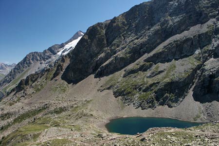 Lac du Puy Vachier from Refuge Evariste Chancel