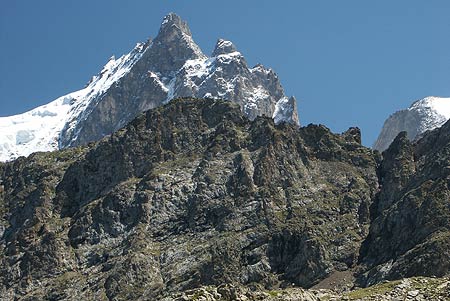 La Meije from Gare de Pyrou d'Amont