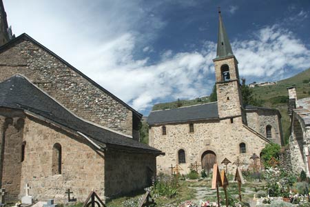 The church at La Grave