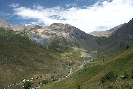 The valley viewed from l'Aiguillon