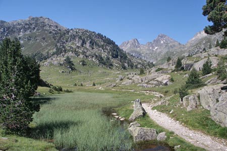Nearing the Refuge Wallon in the Marcadau Valley