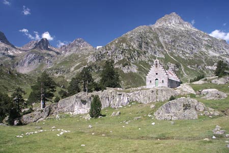 The chapel near the Refuge Wallon