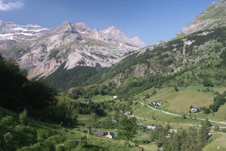 Looking across the valley towards the Col des Tentes