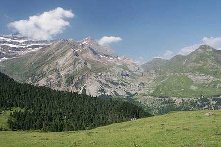 Col des Tentes and le Taillon from the Plateau de Pailla