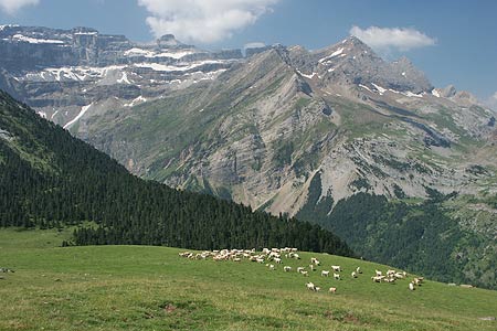Col des Tentes and le Taillon from Refuge des Espuguettes