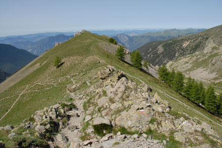 Looking southwest from the Col de Veillos
