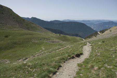 The view south from Col de Veillos