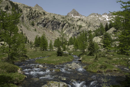 Mountain pastures near the Refuge de Cougourde