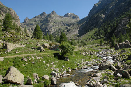 The Gordolasque Valley at Pont du Gountet