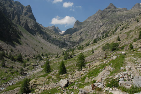 The Gordolasque Valley above Pont du Gountet