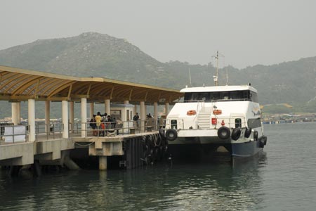 Ferry at Sok Kwu Wan, Lamma Island, Hong Kong