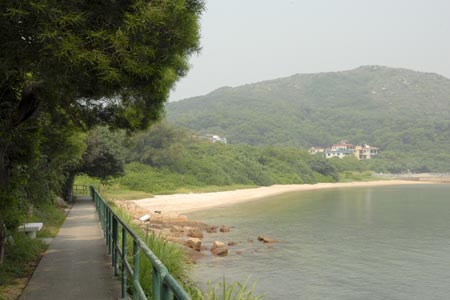Path by the sea, Sok Kwu Wan, Lamma Island, Hong Kong
