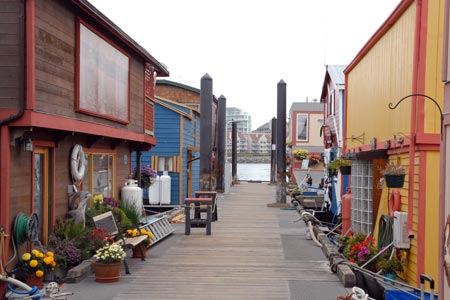 A 'street' at Fisherman's Wharf, Victoria