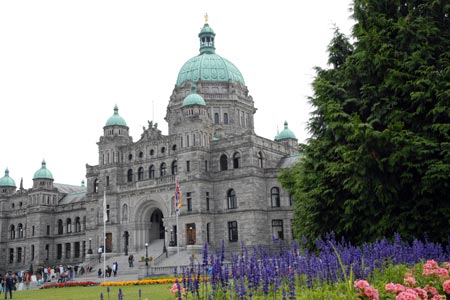 The British Columbia Legislative Buildings at Victoria