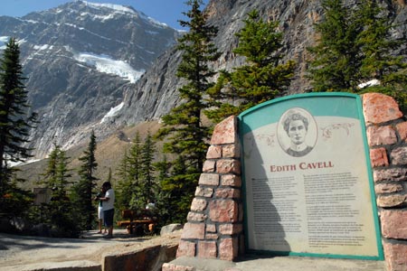Photo from the walk - The Cavell Glacier