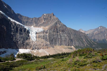 View from lower viewpoint on Cavell Meadows