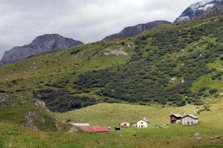 Hamlet of Montaimont from refuge du Roc de la Pêche