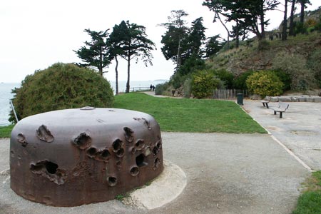 WWII remains on the Cité d'Aleth in St Malo