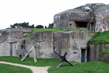 Concrete defences at Cité d'Aleth, St Malo