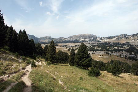 The Vercors Plateau south of Pas de l'Aiguille