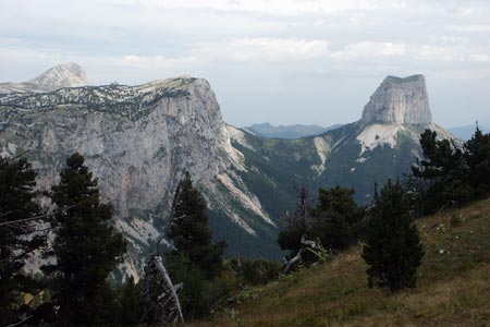 Mont Aiguille from the Vercors Plateau