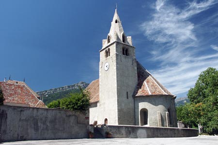 The church at Clelles