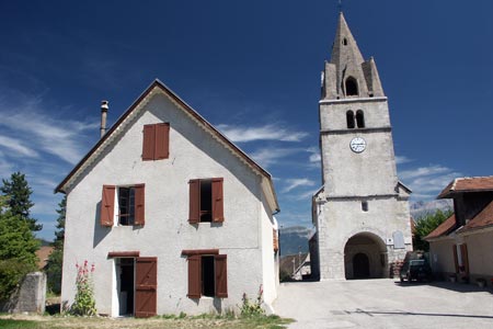 The church at le Percy near Clelles
