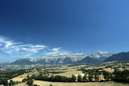 The Ecrins National Park from Le Percy, Clelles