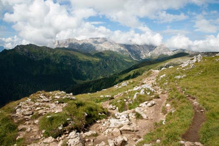 View from path across the Val Duron